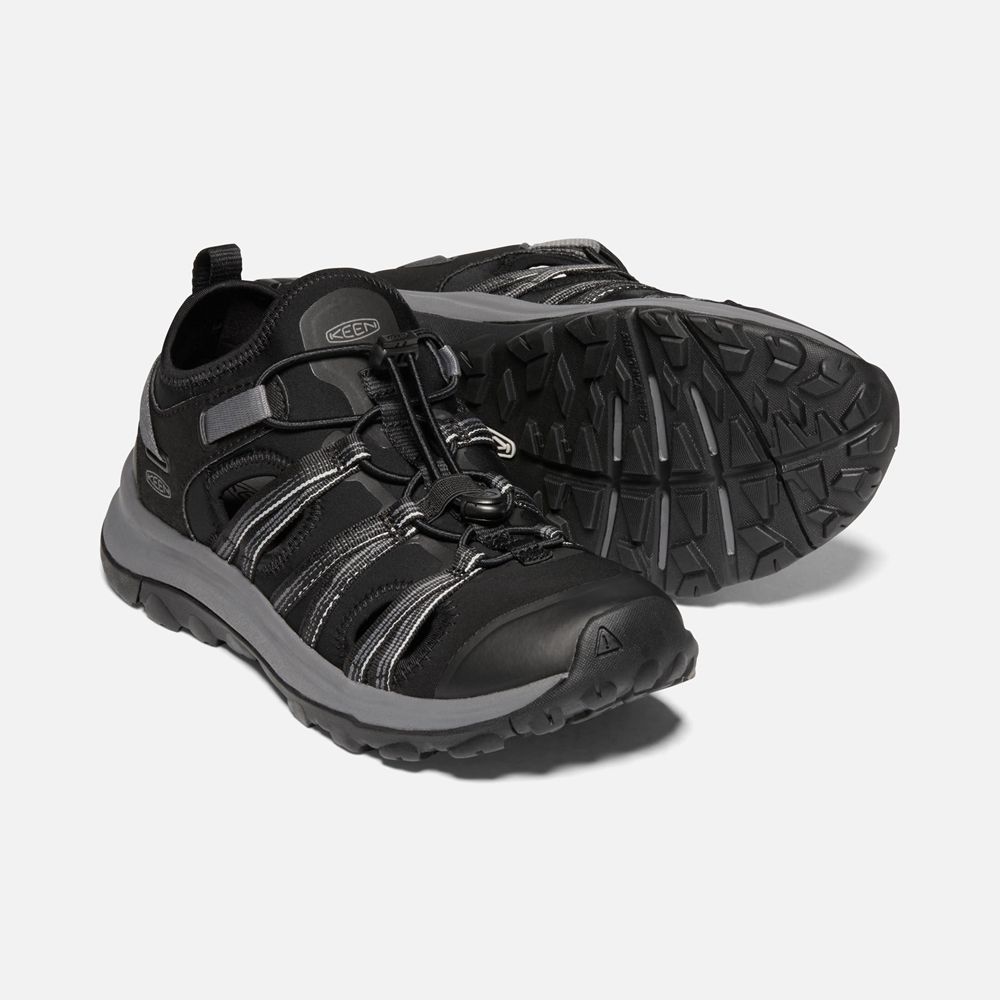 Zapatos de Seguridad Keen Mexico Negros/Grises - Mujer Terradora Ii All Terrain - ZC0987354